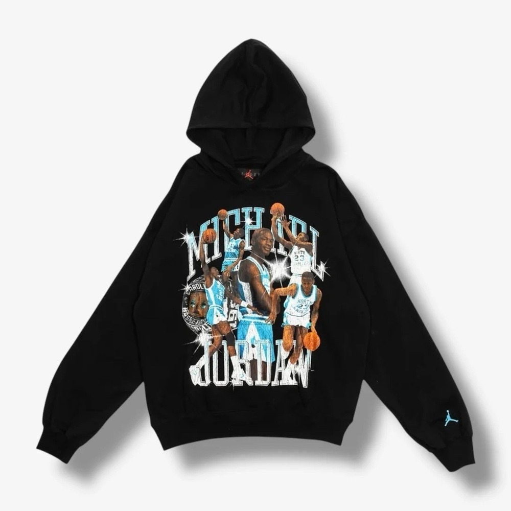 Jordan Michael Jordan UNC North Carolina Hoodie Mens 2XL Black HV0113-010